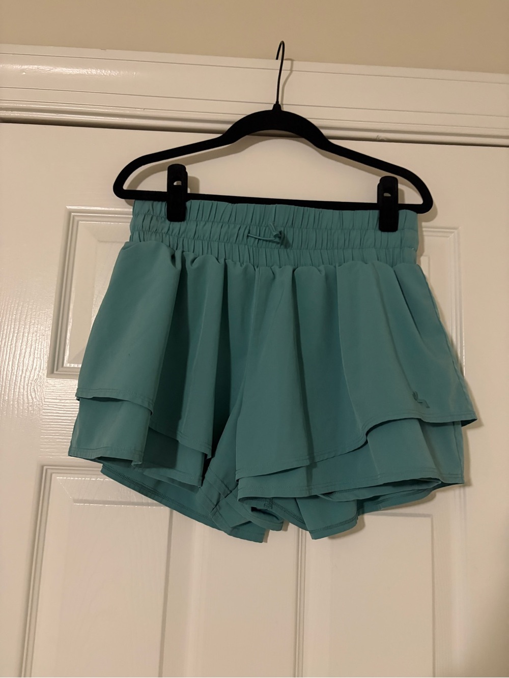 JoyLab Teal Layered Ruffle Skort Shorts
